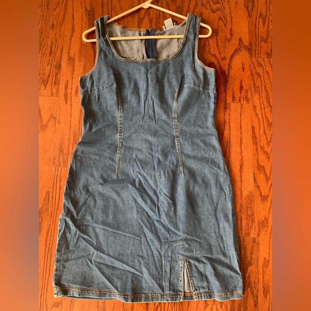 Aqua Blues Demin Short Dress Size L